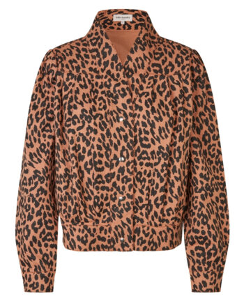 Lollys Laundry Jakke Irish Leopard Print