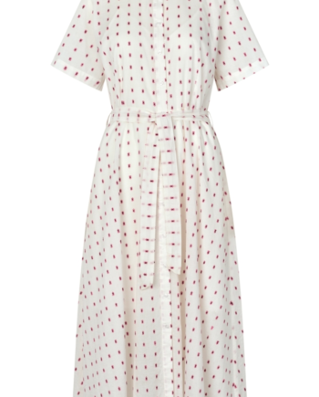 Lollys Laundry Kjole Blakell Midi Ss Creme