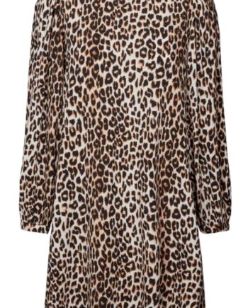 Lollys Laundry Kjole Carla Leopard Print