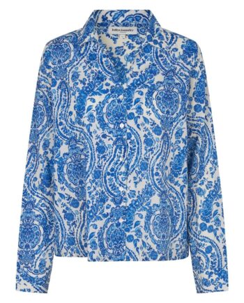 Lollys Laundry Skjorte Chloe Blue