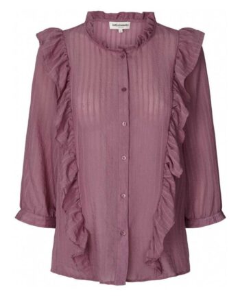 Lollys Laundry Skjorte Hanni Plum