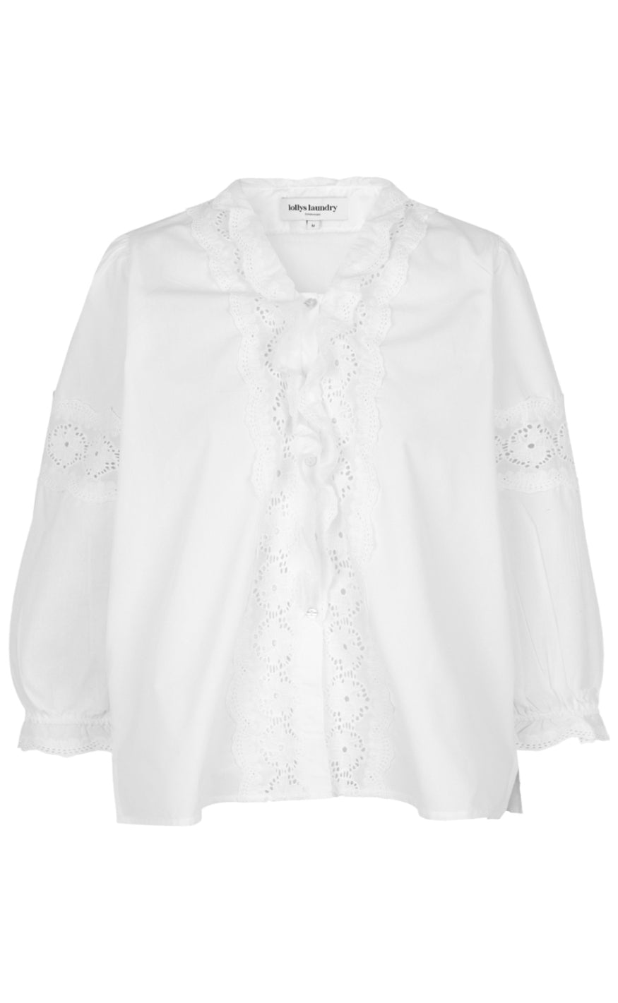 Lollys Laundry Skjorte Pavia White