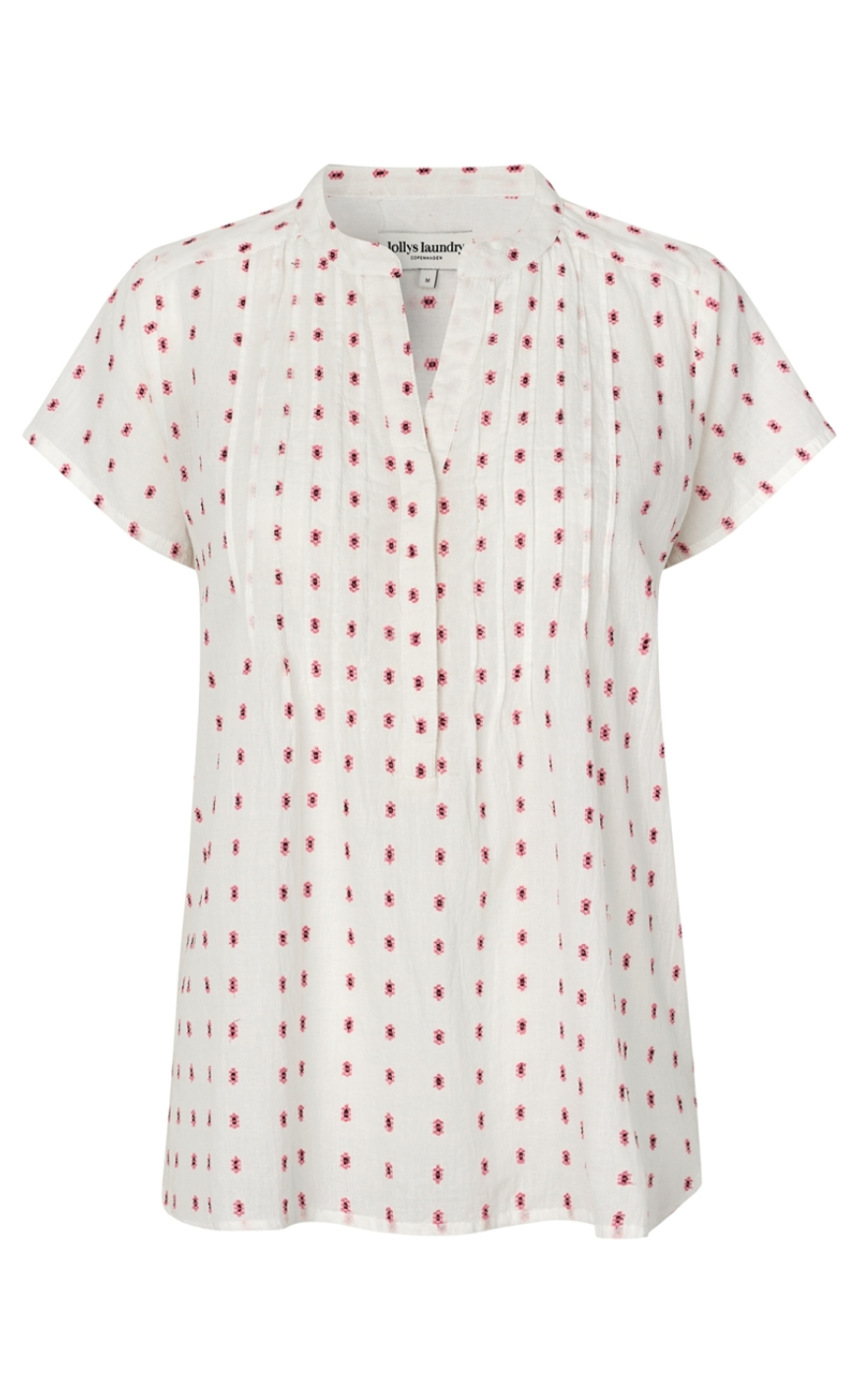 Lollys Laundry Top Heatherll Creme