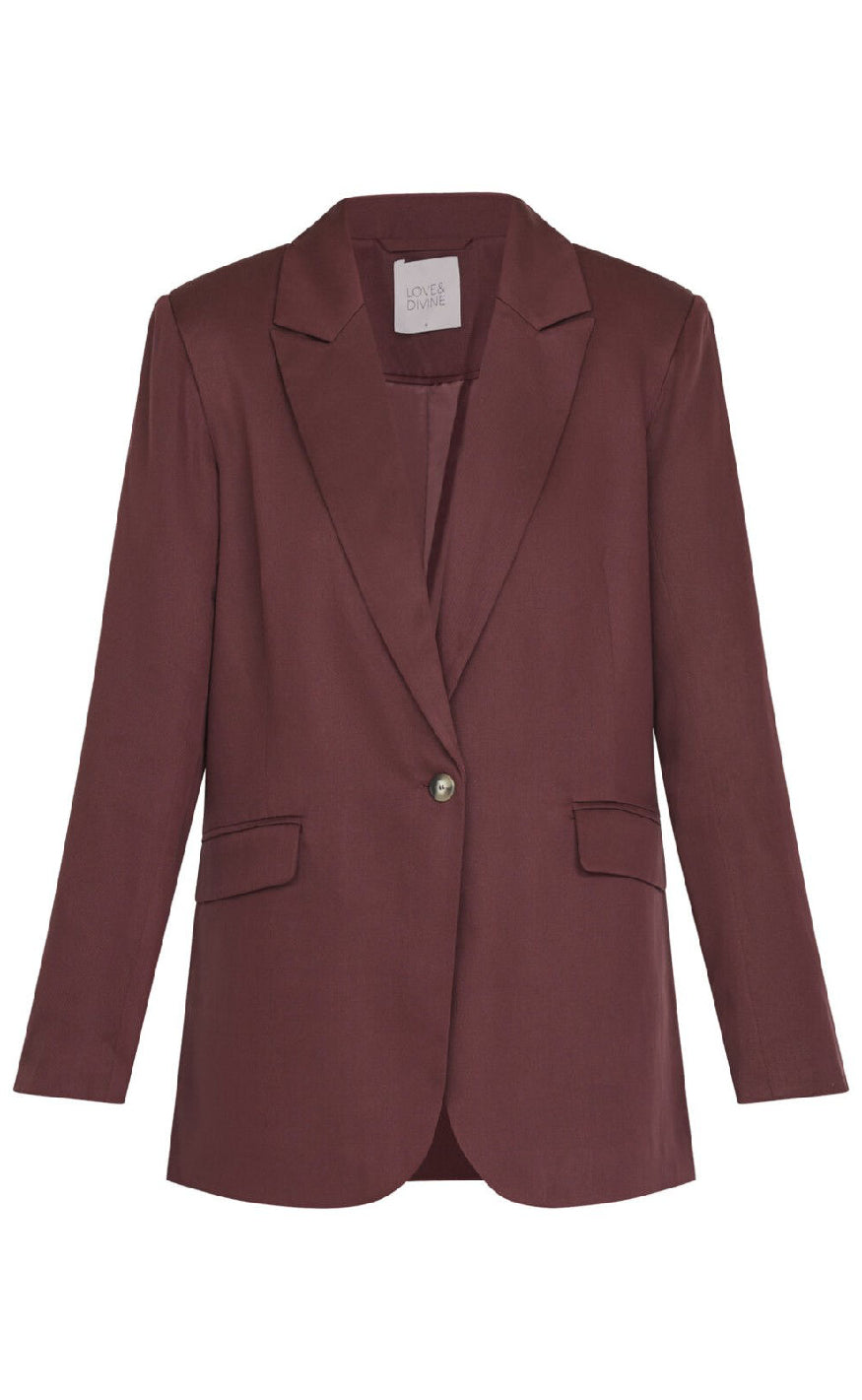 Love Divine Blazer Love1181 Bordeaux