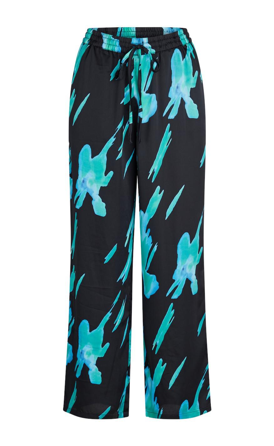 Love Divine Bukser Love207-29 Graphic Aqua