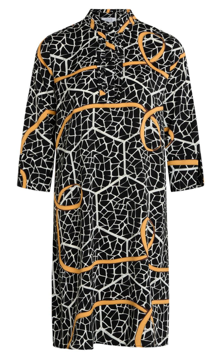 Love   Divine Kjole Love622-  Black Graphic