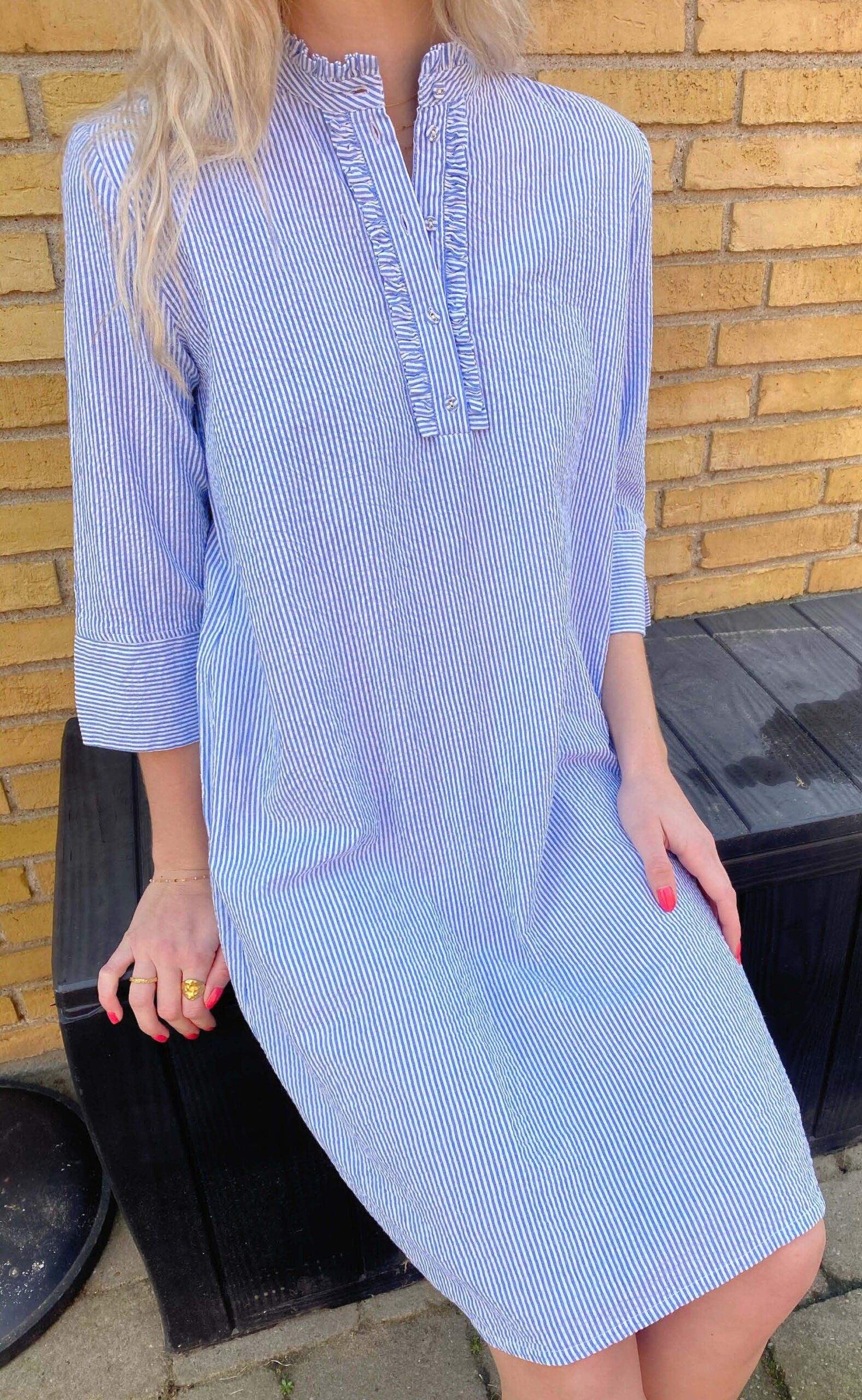 Love Divine Kjole Love622 Blue White