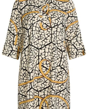Love   Divine Kjole Love622-  Cream Graphic