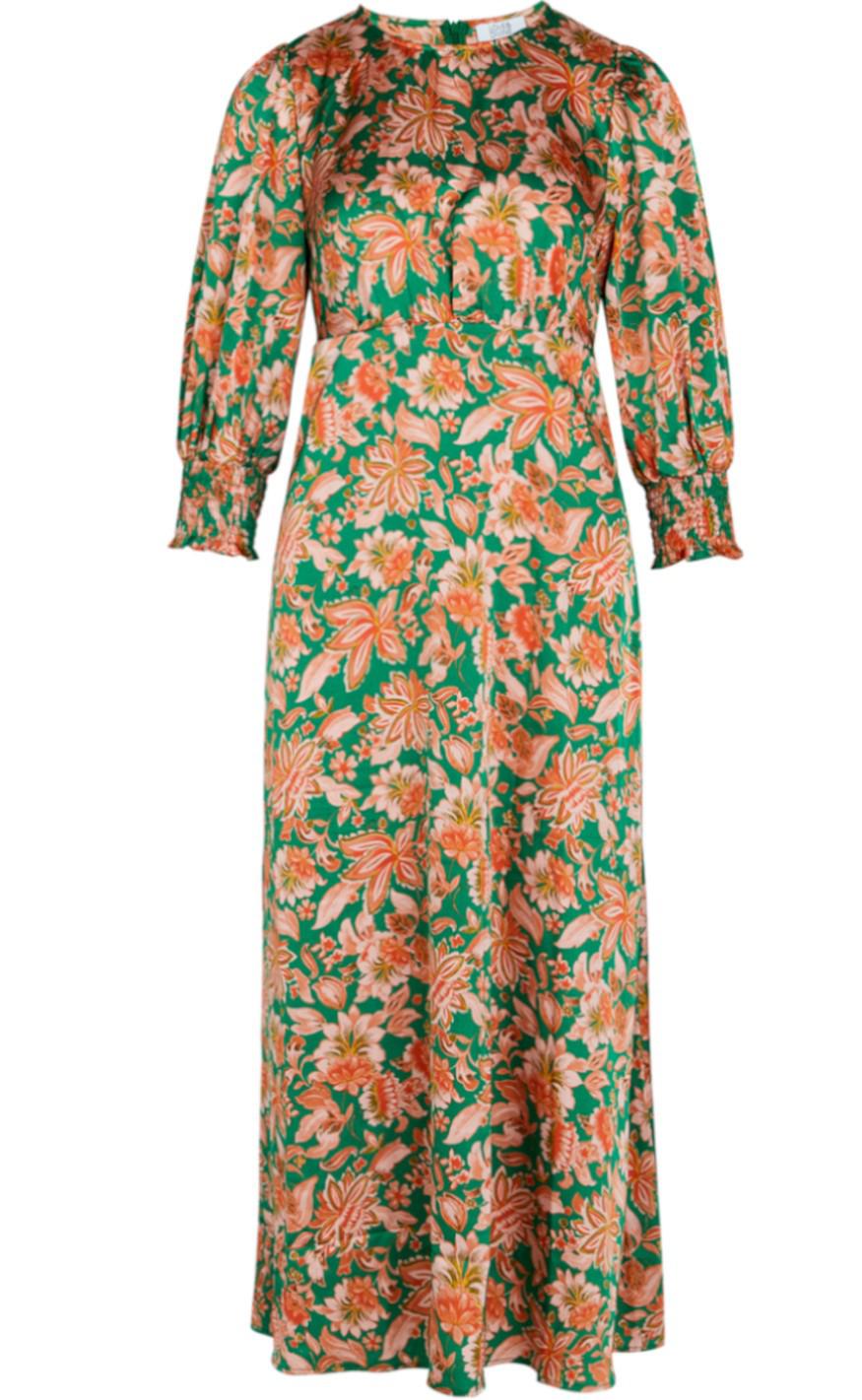 Love Divine Kjole Love914- Green Flower