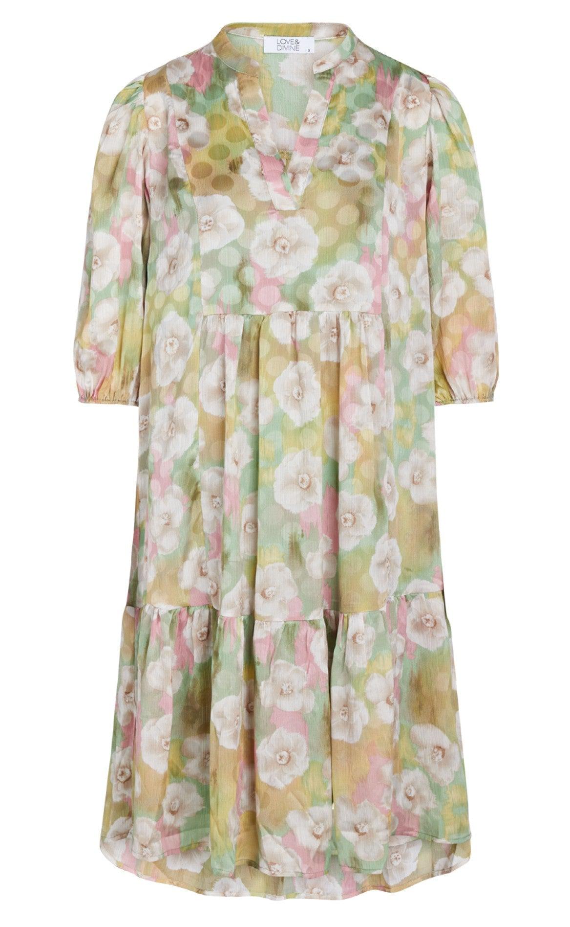 Love   Divine Kjole Love460-  Green Flower