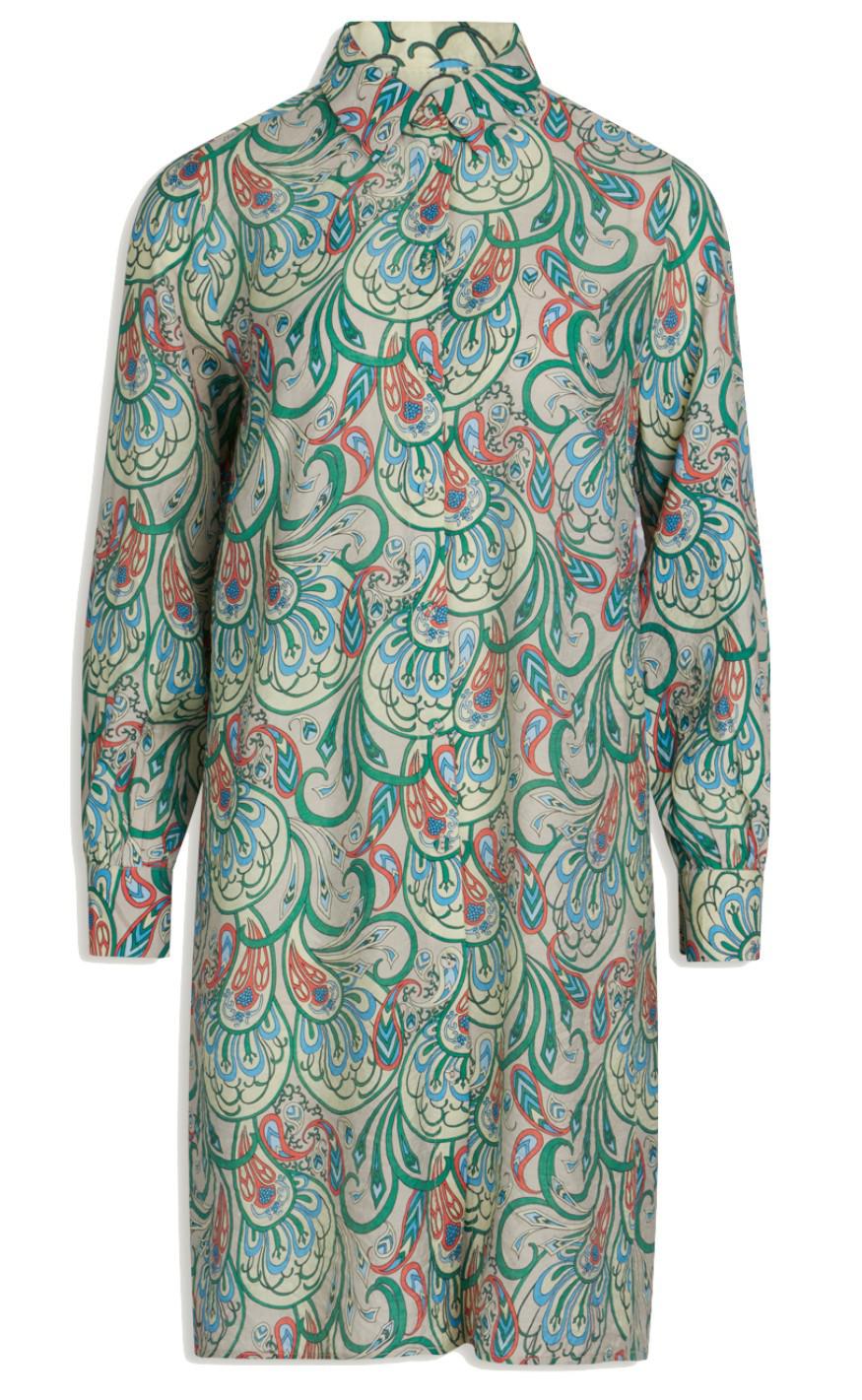 Love   Divine Kjole Love578-  Green Paisley