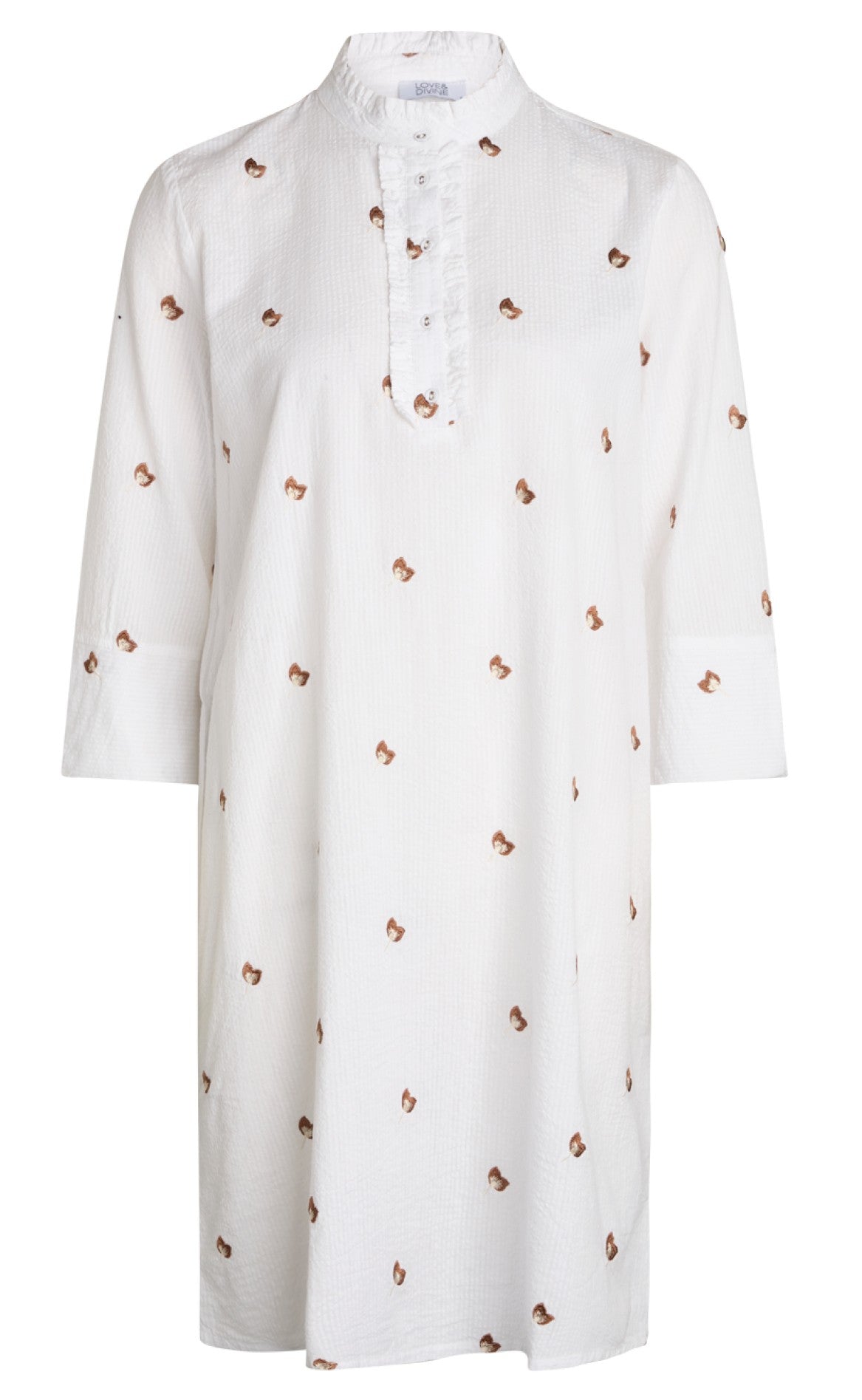Love   Divine Kjole Love622-  White Brown