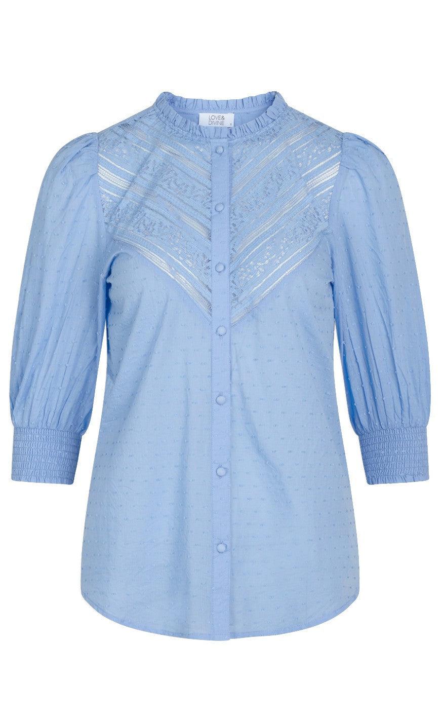 Love Divine Skjorte Love805 Sky Blue