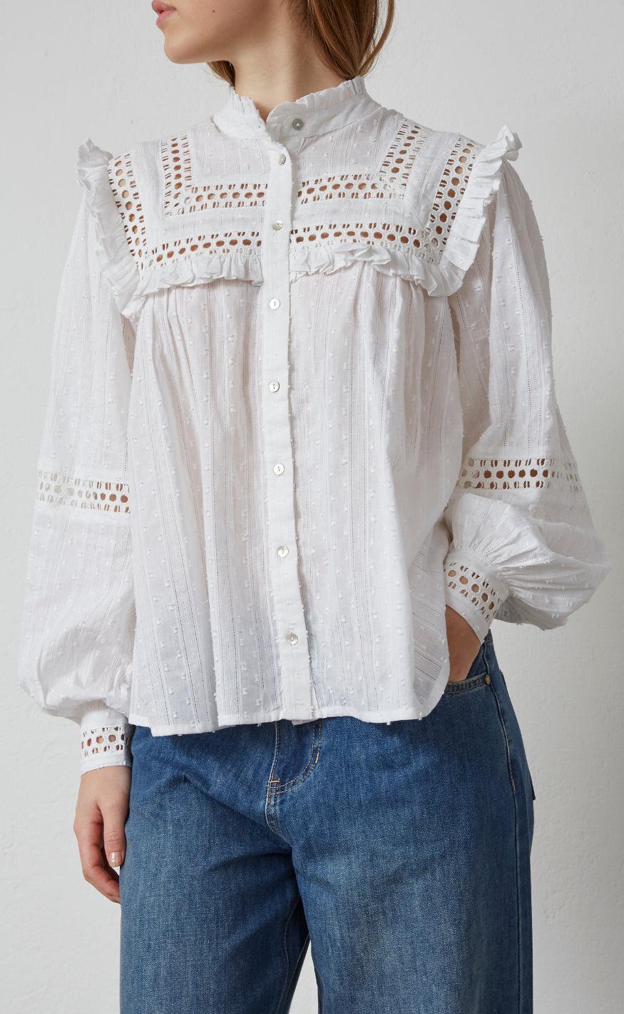 Love Divine Skjorte Love1278 White