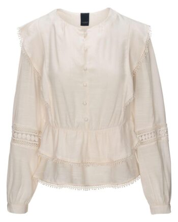Luxzuz Bluse Marleen Buttercream