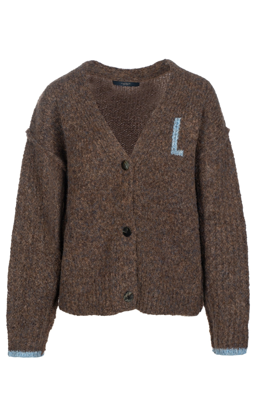 Luxzuz Cardigan Ellio Choco Lux