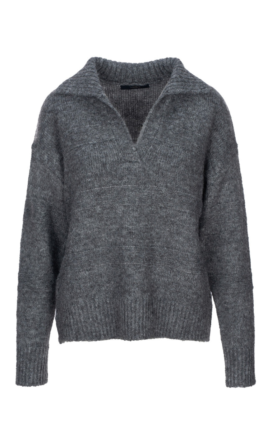 Luxzuz Strik Kitna Dark Grey Melange