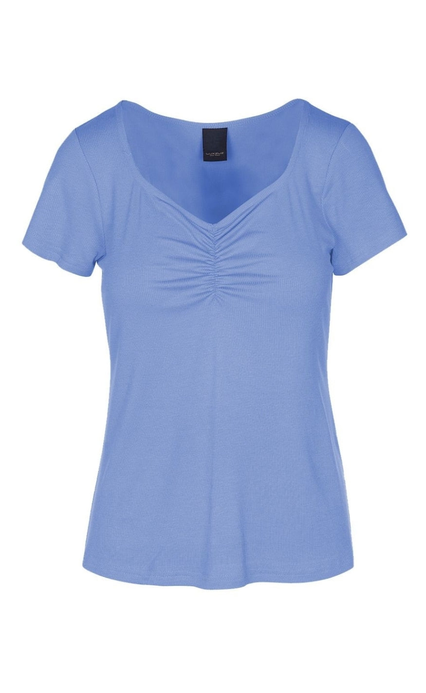 Luxzuz -shirt Klaudine Colony Blue