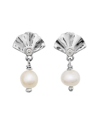 Maanesten øreringe Odette Silver Colour