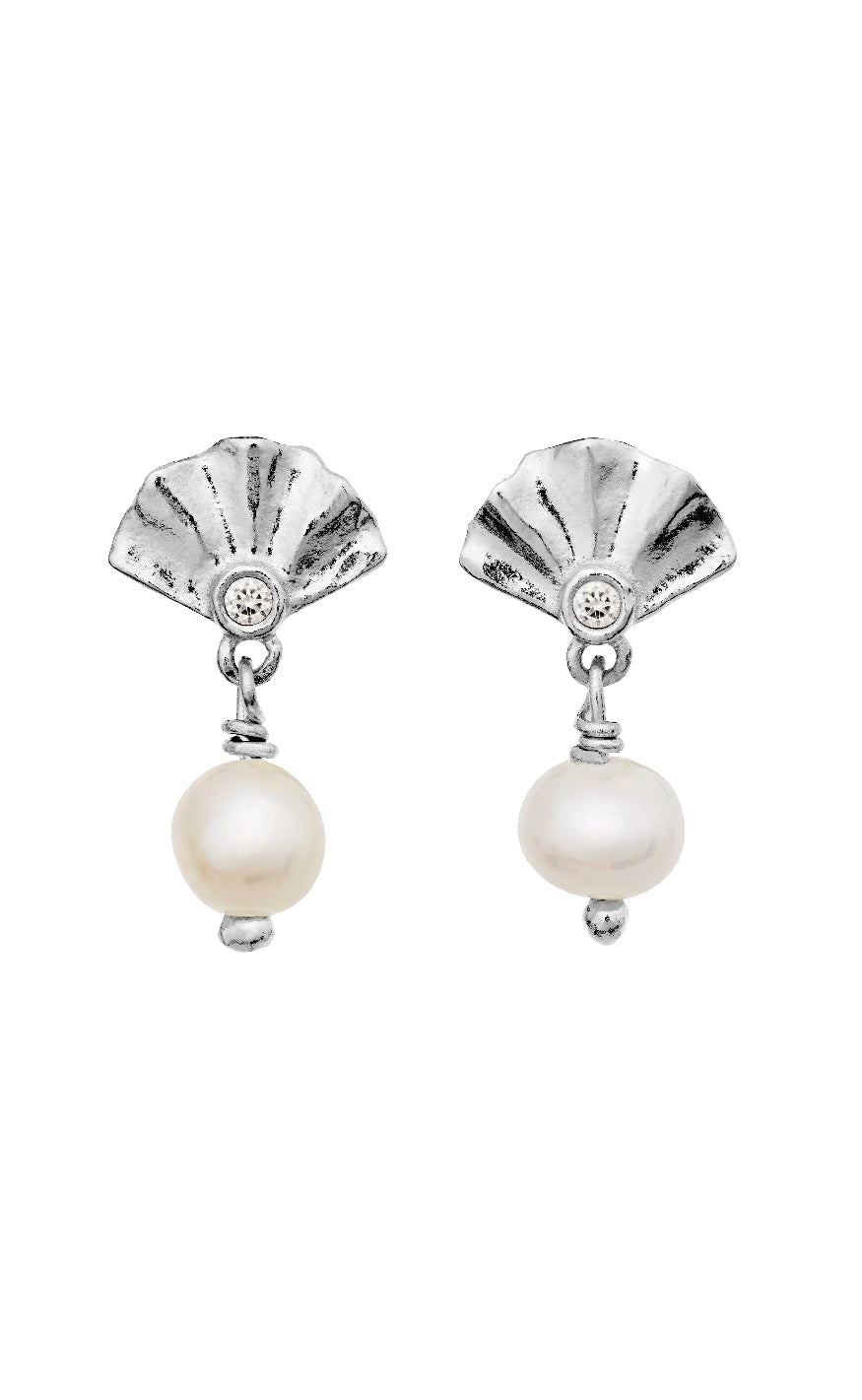 Maanesten øreringe Odette Silver Colour