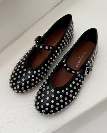 Marta Du Chateau Ballerina Rhinestone Black