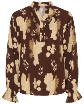 Marta Du Chateau Bluse 5891 Aya Marrone