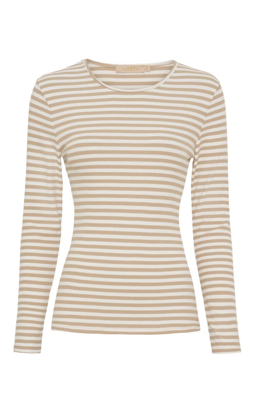 Marta Du Chateau Bluse Josiane Beige Greggio