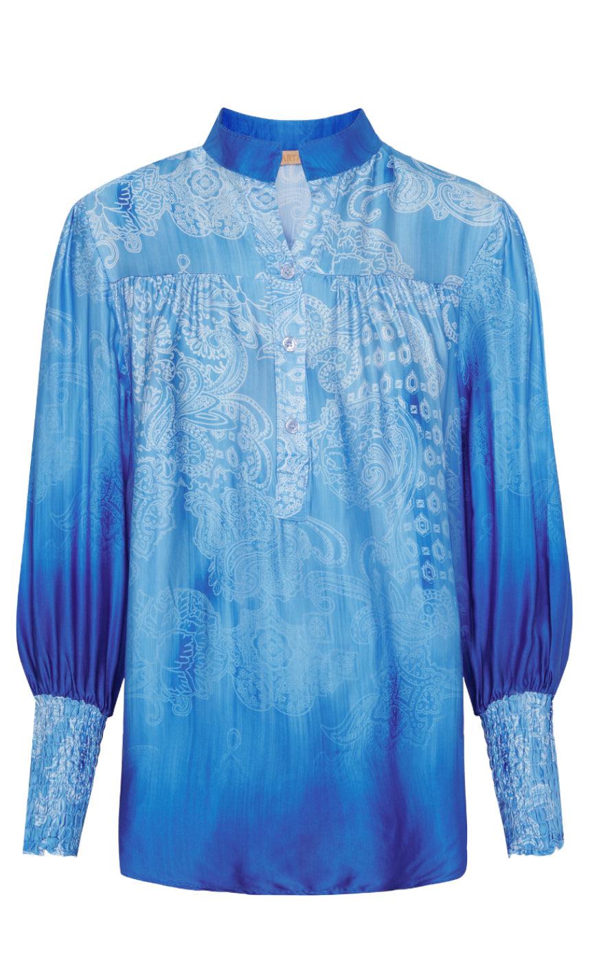 Marta Du Chateau Bluse 5409 Light Blue