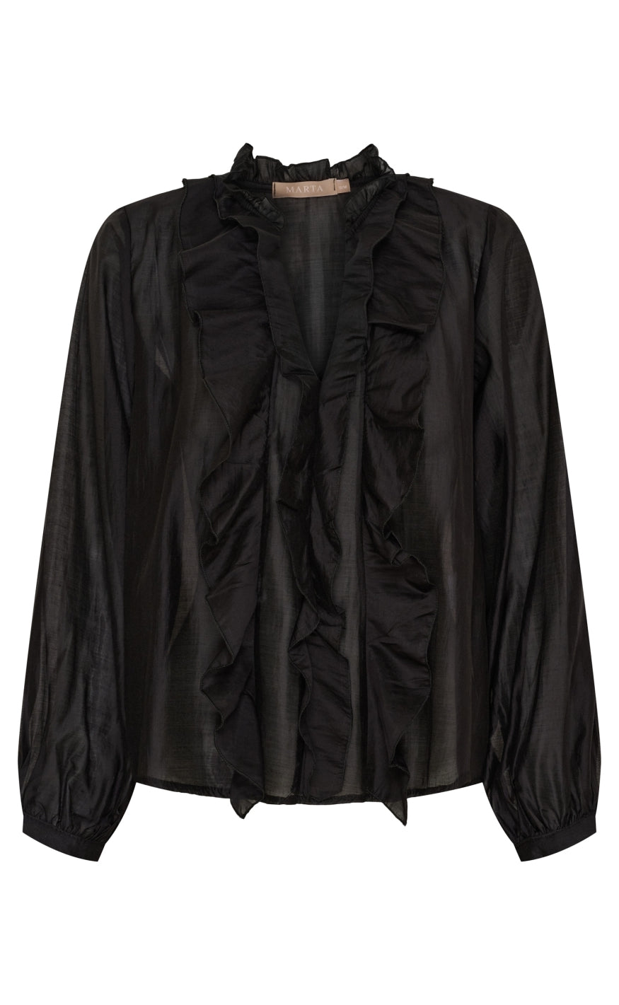 Marta Du Chateau Bluse Naira Black