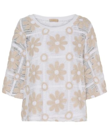 Marta Du Chateau Bluse 2606 Rose White Beige