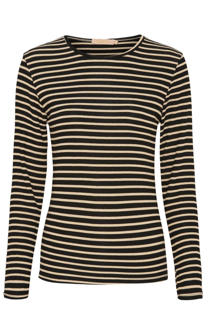 Marta Du Chateau Bluse 5356 Signe Black Gold