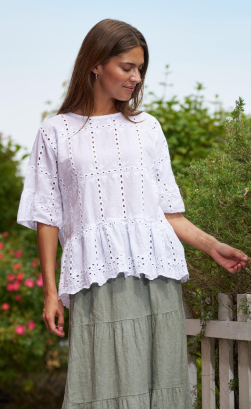 Marta Du Chateau Bluse 5711 White