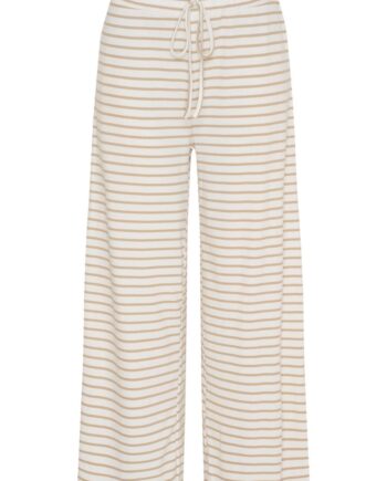 Marta Du Chateau Bukser Mireya White Camello Stripe