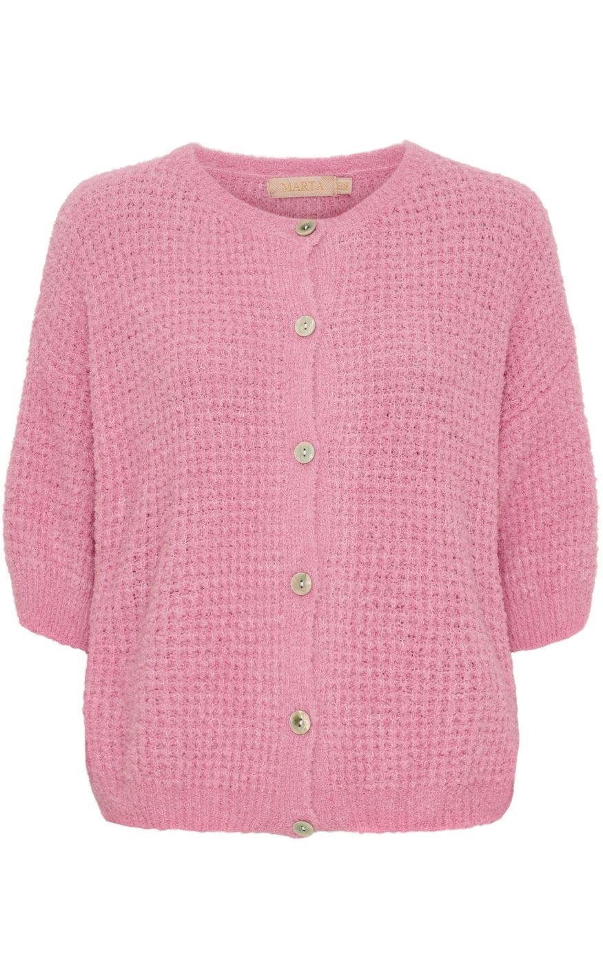 Marta Du Chateau Cardigan Amour Rose