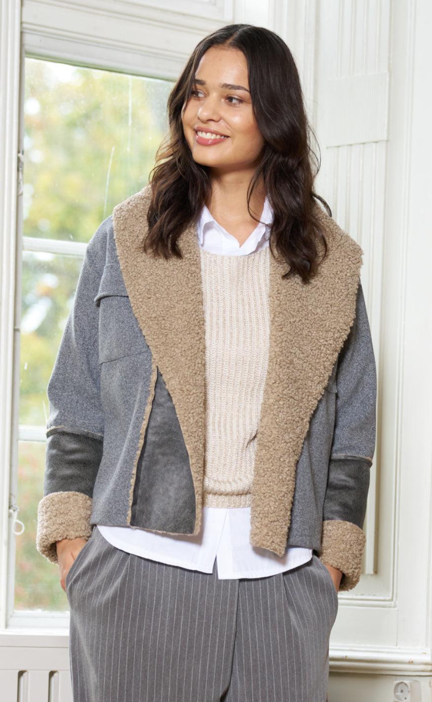 Marta Du Chateau Jakke 80130 Beth Grigio