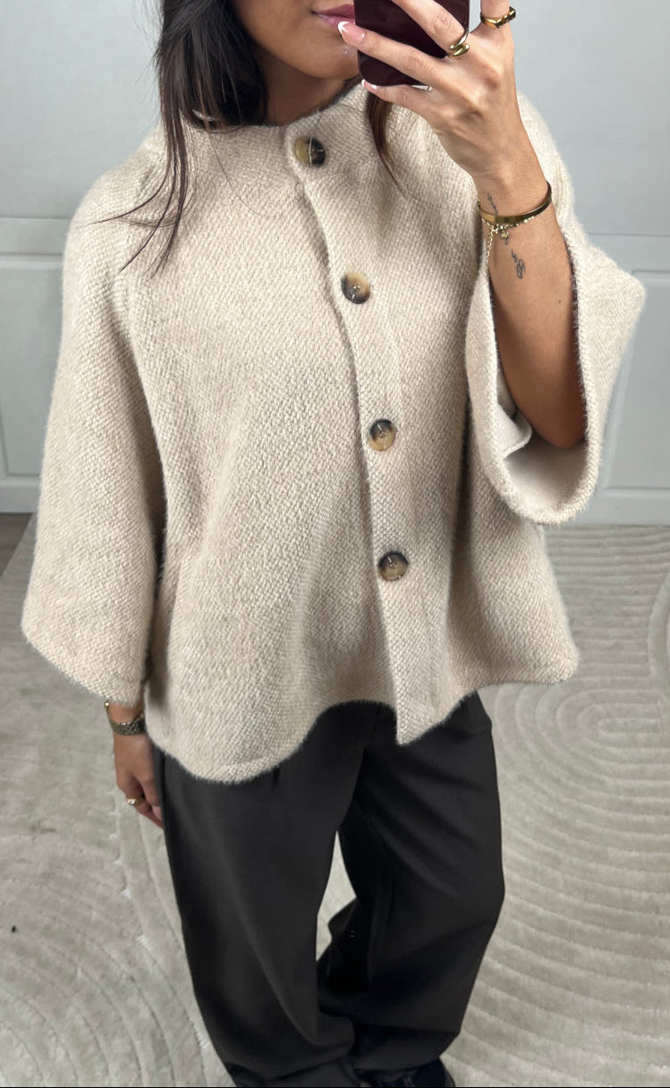 Marta Du Chateau Jakke Thunder Beige
