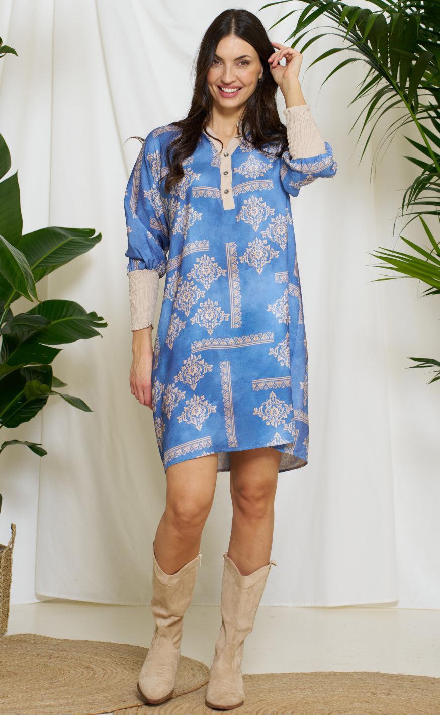 Marta Du Chateau Kjole Eva Blue Jeans