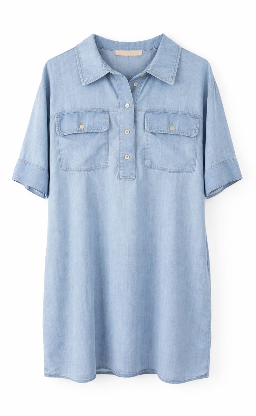 Marta Du Chateau Kjole Kimberly Light Blue