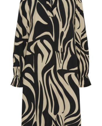 Marta Du Chateau Kjole 3633 Pernille Black Beige