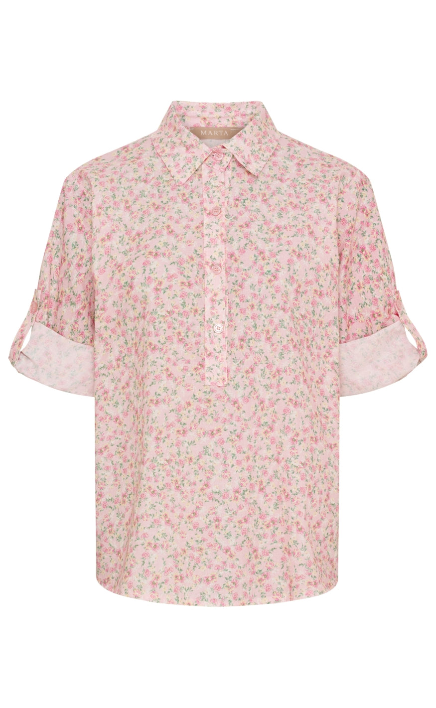 Marta Du Chateau Skjorte Palmira Rose