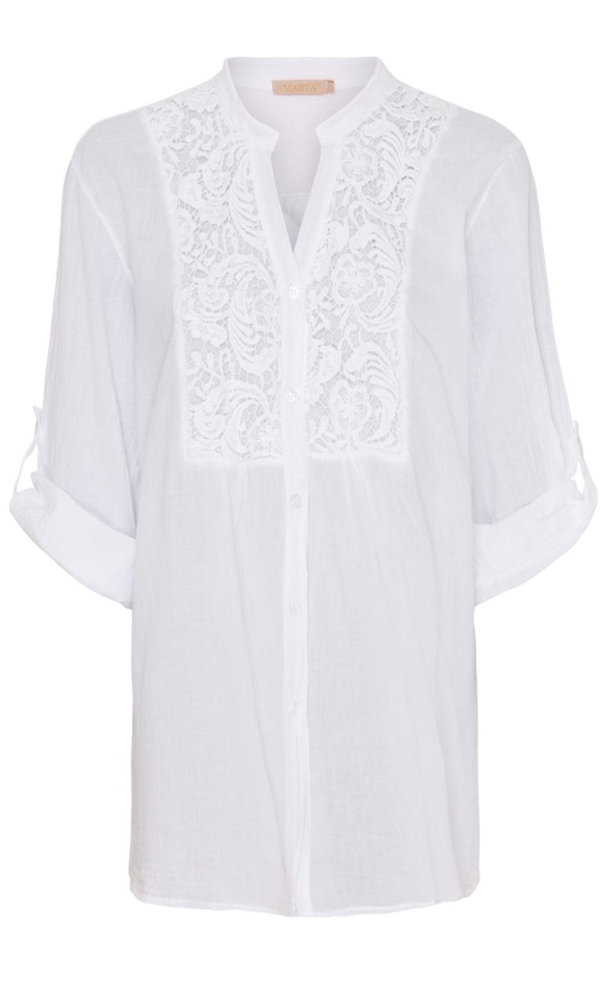 Marta Du Chateau Skjorte 9737 White