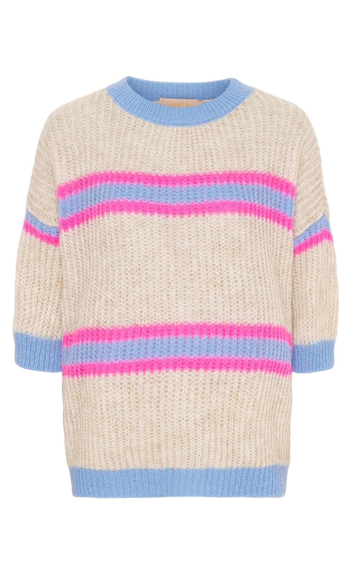 Marta Du Chateau Strik  6127 Beige Fuchsia Celeste