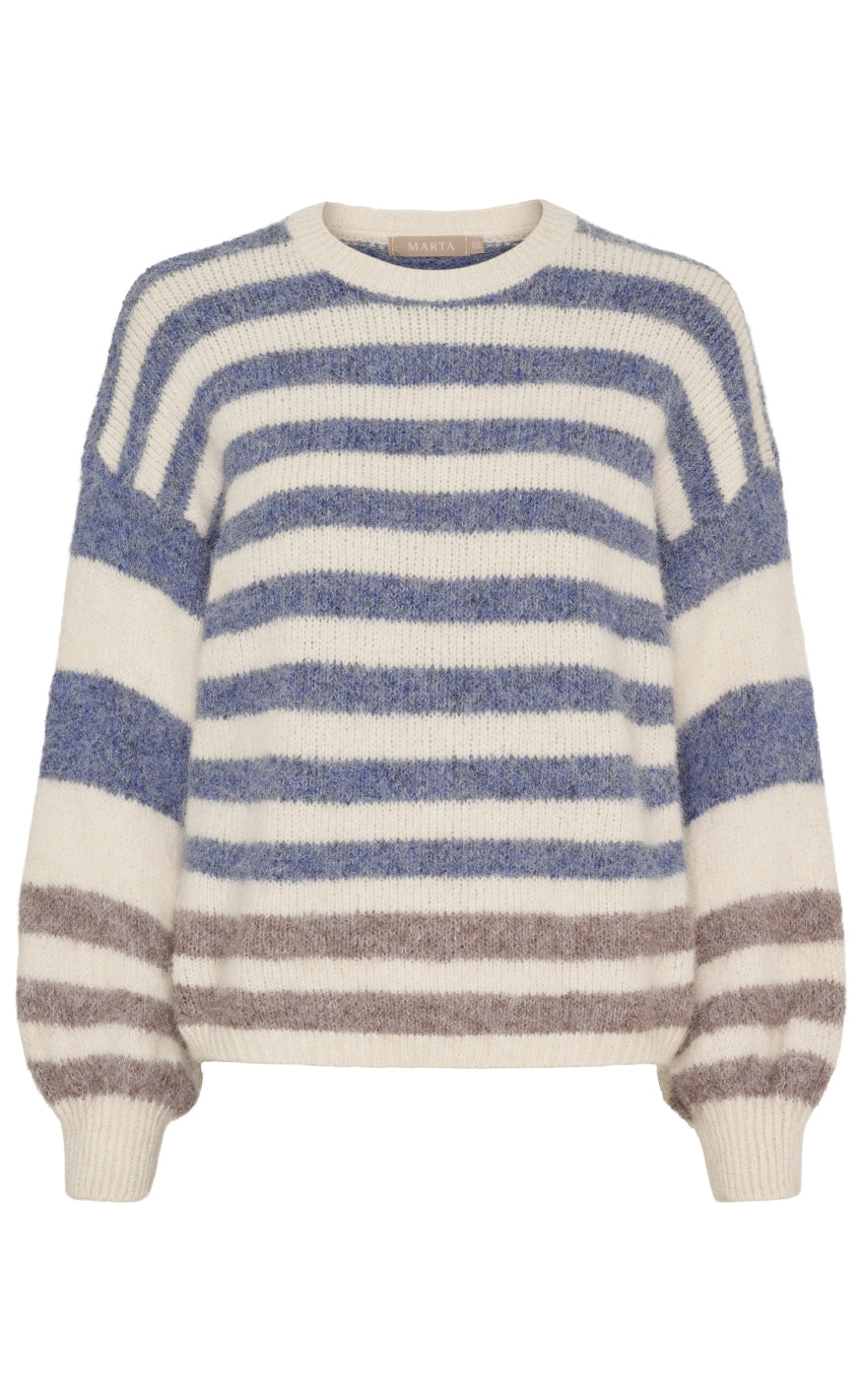 Marta Du Chateau Strik Cassie Beige Jeans Fango