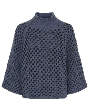 Marta Du Chateau Striktrøje Clemence Jeans Blue Original
