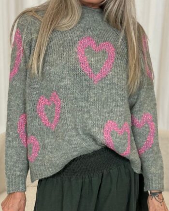 Marta Du Chateau Striktrøje Cosette Salvia Fuxia