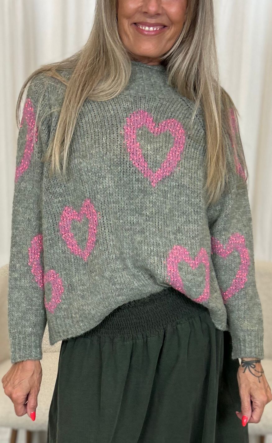 Marta Du Chateau Striktrøje Cosette Salvia Fuxia