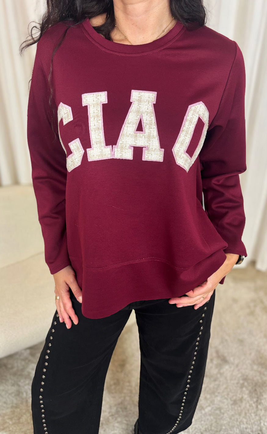 Marta Du Chateau Sweatshirt Charline Wine