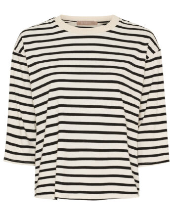 Marta Du Chateau  -shirt Brooklyn Beige Black