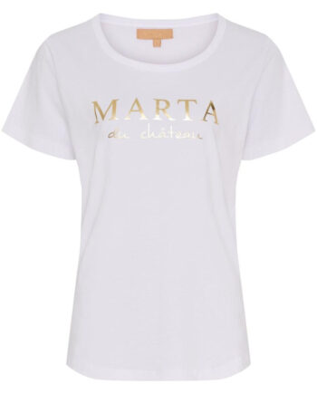 Marta Du Chateau  -shirt Jeanette  Optisk White