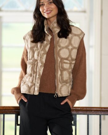 Marta Du Chateau Vest Amy Camel